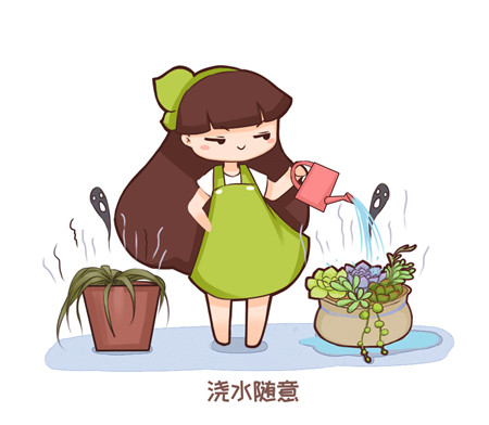 澆水隨意